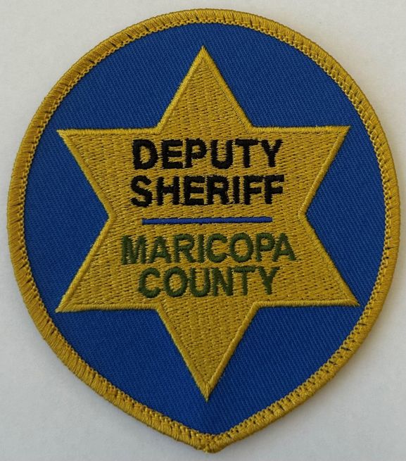 MARICOPA COUNTY SHERIFF'S OFFICE DEPUTY SHOULDER PATCH - VELCRO.
